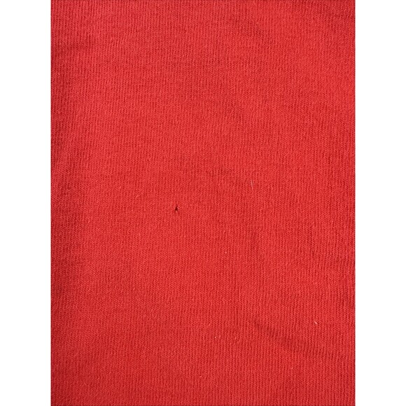 Vintage Champion Big Embroidered Stitched Logo T-shirt Mens Size Large Red - Picture 4 of 11